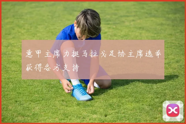 意甲主席力挺马拉戈足协主席选举获得各方支持